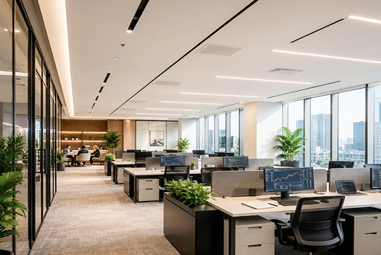 Modern corporate office interior